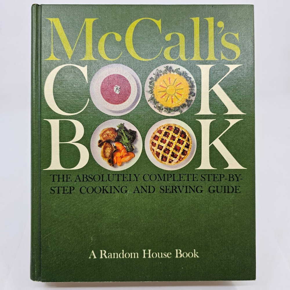 McCall's Cook Book 1963 First Printing Vintage Random House Hardcover MCM Green